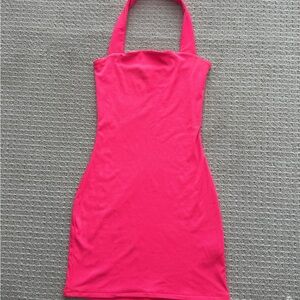 Revolve Pink Halter Dress